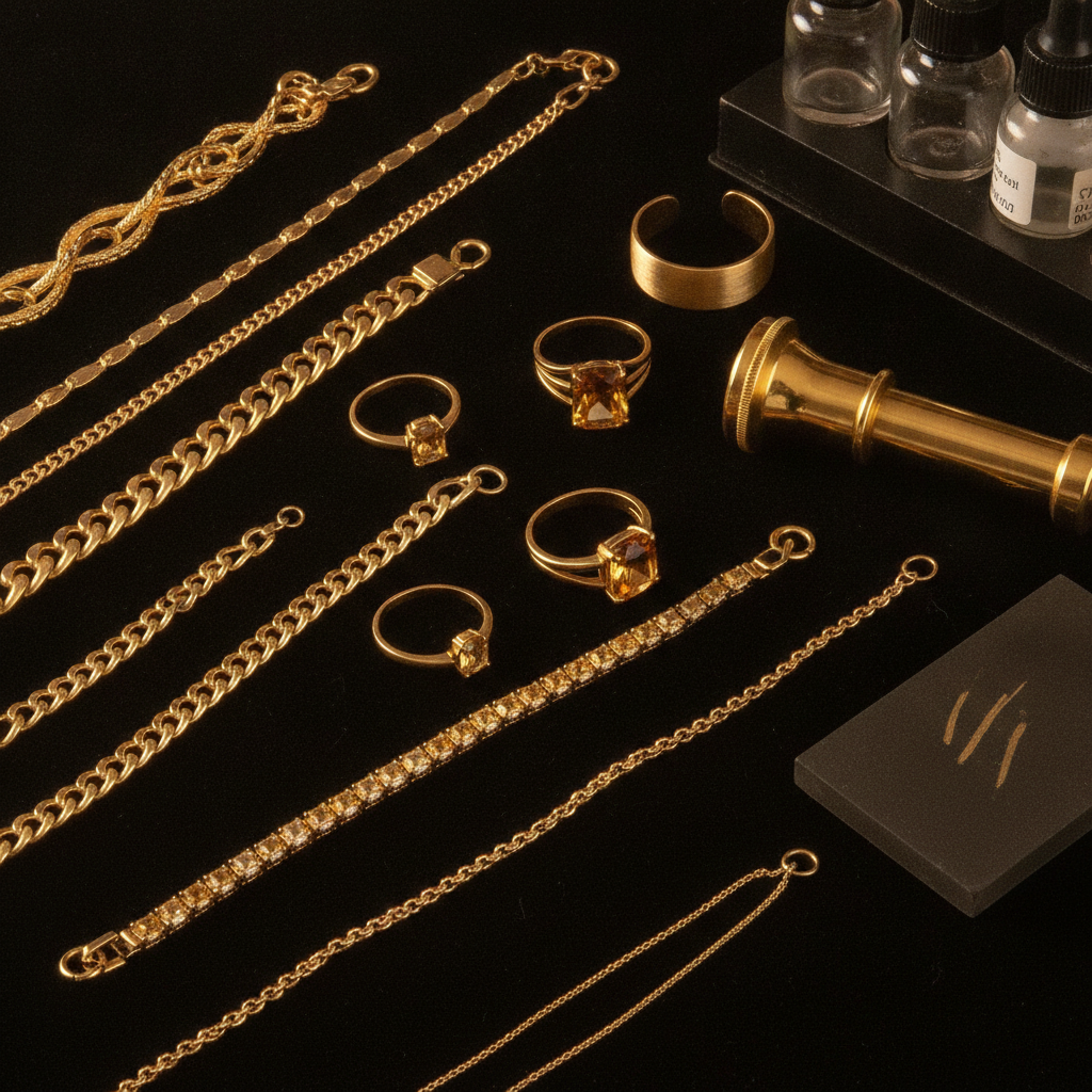 Gold Jewelry Identification: How to Tell Real Gold from Plated and Fake Pieces